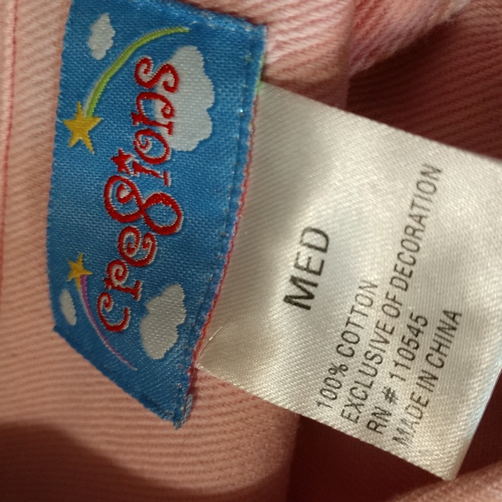 Pink Denim Jacket Embroidered Front Medium Purchased in Caribbean EUC - Picture 10 of 13
